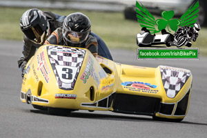 Simon Mythen sidecar racing at Bishopscourt Circuit