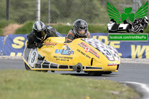 Simon Mythen sidecar racing at Mondello Park