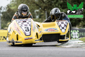 Simon Mythen sidecar racing at Mondello Park