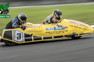 Simon Mythen sidecar racing at Mondello Park