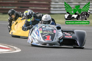 Peter O'Neill sidecar racing at Bishopscourt Circuit