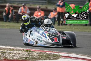 Peter O'Neill sidecar racing at Bishopscourt Circuit
