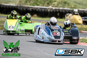 Peter O'Neill sidecar racing at Bishopscourt Circuit