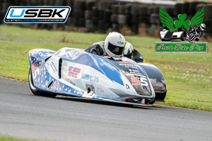 Peter O'Neill sidecar racing at Bishopscourt Circuit