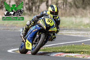 Michael Owens motorcycle racing at Kirkistown Circuit