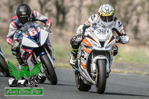 Carl Phillips motorcycle racing at Kirkistown Circuit