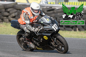 David Press motorcycle racing at Kirkistown Circuit