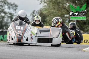 Daniel Rzeszutek sidecar racing at Mondello Park