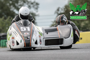 Daniel Rzeszutek sidecar racing at Mondello Park