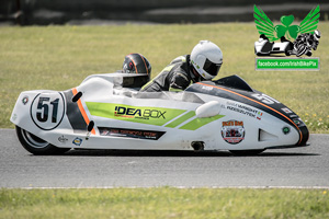 Daniel Rzeszutek sidecar racing at Mondello Park