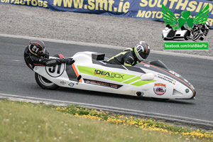 Daniel Rzeszutek sidecar racing at Mondello Park