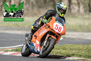 Samantha Scott motorcycle racing at Kirkistown Circuit