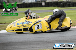 Colin Smith sidecar racing at Bishopscourt Circuit