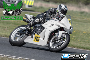 Steven Smith motorcycle racing at Kirkistown Circuit