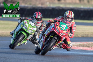 Andrew Smyth motorcycle racing at the Sunflower Trophy, Bishopscourt Circuit