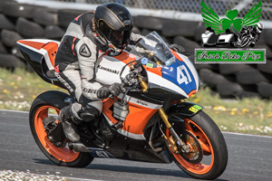 Katerina Sourkova motorcycle racing at Kirkistown Circuit