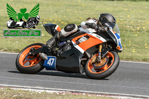 Katerina Sourkova motorcycle racing at Kirkistown Circuit