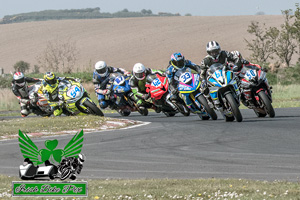 Jack Waring motorcycle racing at Kirkistown Circuit