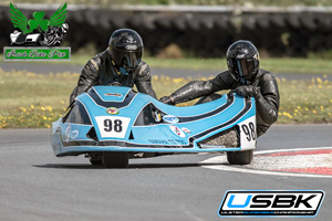 Tony Wheatley sidecar racing at Bishopscourt Circuit