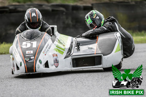 Sam Wright sidecar racing at Mondello Park